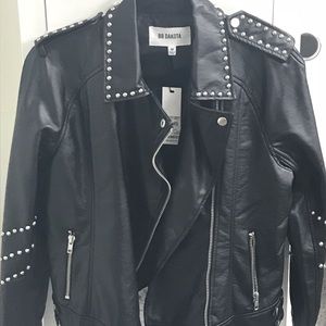 BB Dakota medium faux leather jacket.